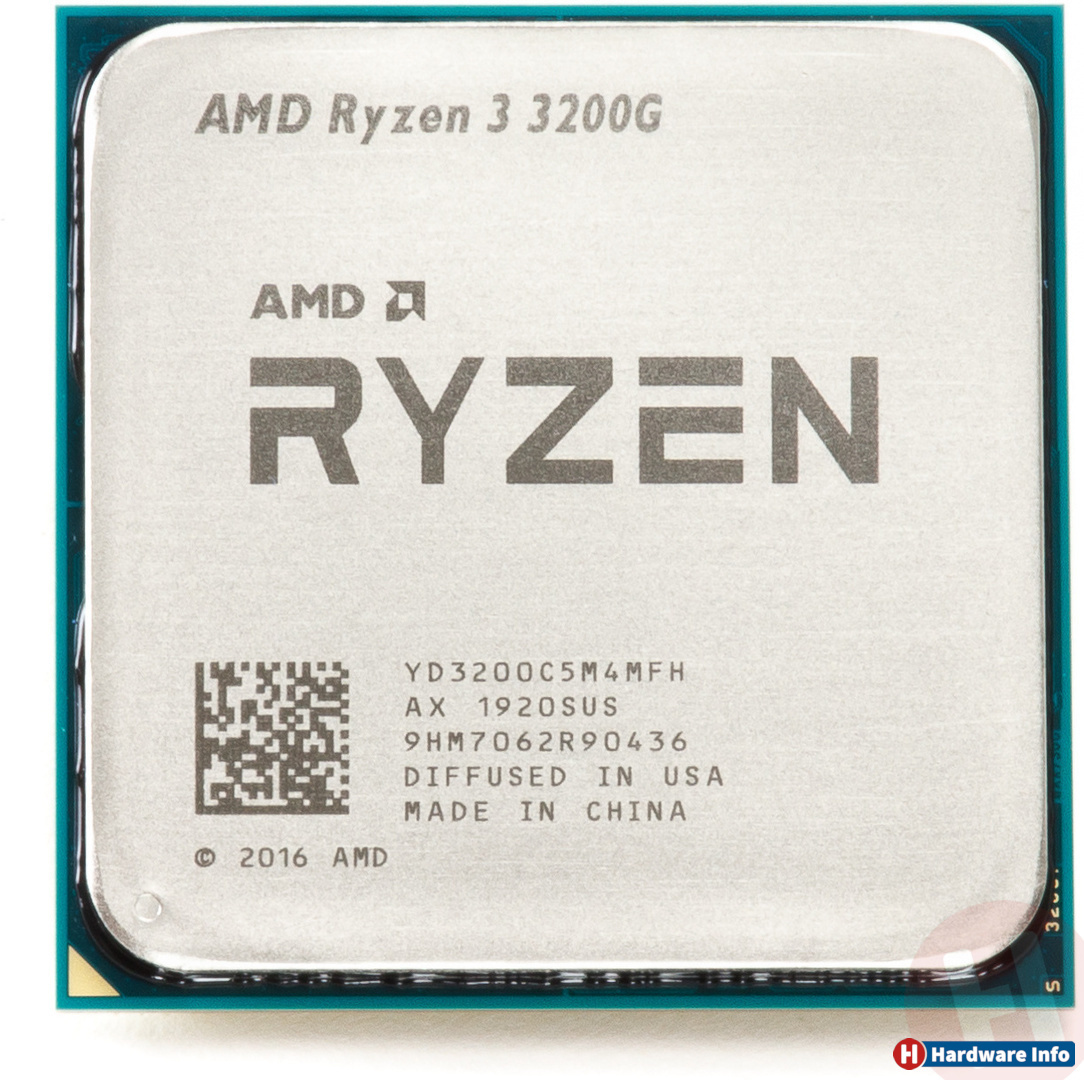 congestie Verbeelding US dollar AMD Ryzen 3 3200G Boxed processor - Hardware Info