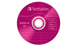 Verbatim DVD-R Color 16x 5pk Slim case