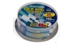 Maxell CD-R 52x 25pk Spindle