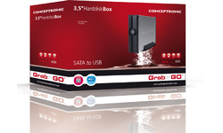 Conceptronic Grab'n'Go 3.5" SATA Hard Disk Box USB2