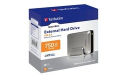 Verbatim External 3.5" Hard Drive 750GB USB2 Silver