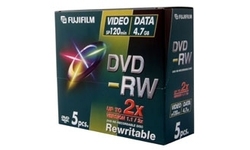 Fujifilm DVD-RW 2x 5pk Jewel case