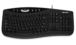 Microsoft Comfort Curve Keyboard 2000 Black