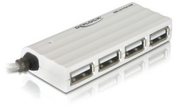 Delock 4-port External USB 2.0 Hub White