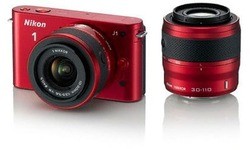 Nikon 1 J1 10-30 + 30-110 kit Red