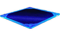 Bitspower Alumino Mesh Fan Grill 120mm UV Blue/black