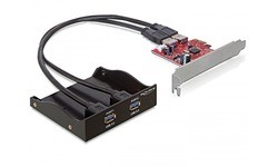 Delock USB 3.0 Front Panel 2-Port Incl. PCI ExpressCard