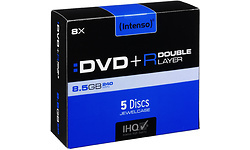 Intenso DVD+R 8x 5pk Jewel Case
