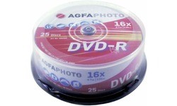 AgfaPhoto DVD-R 16x 25pk Spindle
