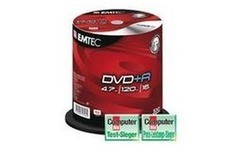 Emtec DVD+R 100pk Spindle
