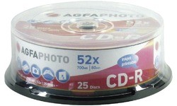 AgfaPhoto CD-R 52x 25pk Spindle