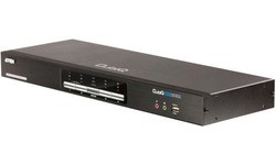 Aten 4-Port USB DVI Dual-View KVM Switch with Audio & USB 2.0 Hub (all KVM cables included)