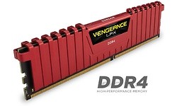 Corsair Vengeance LPX Red 16GB DDR4-2400 CL14 kit