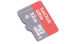 Sandisk Ultra MicroSDHC UHS-I 32GB + Adapter Grey/Red (80MBps)