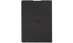 BlackBerry Passport Silver Leather Flip Case Black