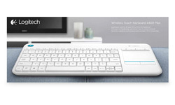 Logitech Wireless Touch K400 Plus White
