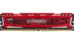 Crucial Ballistix Sport LT 16GB DDR4-2400 CL16 Red