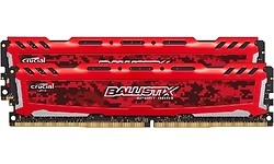 Crucial Ballistix Sport LT Red 8GB DDR4-2400 CL16 kit
