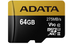 Adata Premier One V90 MicroSDXC UHS-II 64GB + Adapter