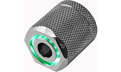 Nanoxia CoolForce LED Fitting 16/13 Green Nickel