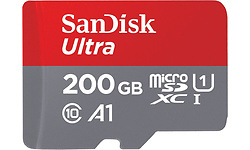 Sandisk Ultra MicroSDXC UHS-I A1 200GB + Adapter