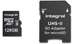 Integral MicroSDXC UHS-II 128GB + Adapter