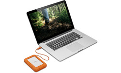 LaCie Rugged Secure USB-C 2TB White/Orange