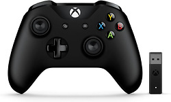 Microsoft Xbox One S Wireless Controller + Adapter Black