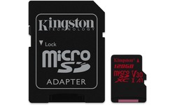Kingston Canvas React MicroSDXC UHS-I U3 128GB + Adapter