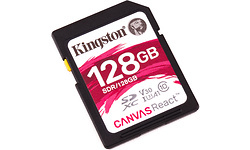 Kingston Canvas React SDXC UHS-I U3 128GB