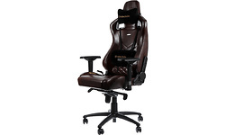 Noblechairs Epic Real Leather Gaming Chair Black/Brown