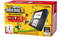 Nintendo 2DS Black/Blue + New Super Mario Bros. 2