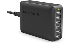 RAVPower 60W 6-Port USB Charger