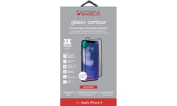 Zagg InvisibleShield iPhone X Glass+ Contour Black