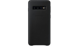 Samsung Leather Cover Black Galaxy S10 Edge