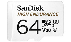 Sandisk High Endurance MicroSDXC UHS-I U3 64GB + Adapter