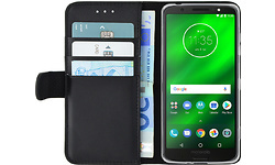 Azuri Wallet Magnet Motorola Moto G6 Plus Book Case Black