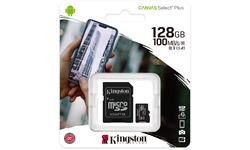 Kingston Canvas Select Plus MicroSDXC UHS-I 128GB + Adapter