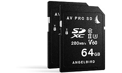 Angelbird AVpro SDXC UHS-II V60 64GB 2-pack