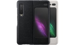 Samsung Galaxy Fold Cover Leather Cover Black