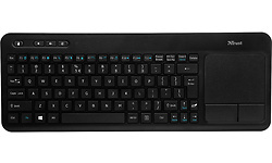 Trust Veza Wireless Touchpad Keyboard Black (US)