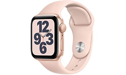Apple Watch SE 40mm Gold Sport Band Pink