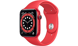 Apple Watch 6 Series 44mm Red Sport Band Red