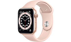Apple Watch 6 Series 44mm Gold Sport Band Pink