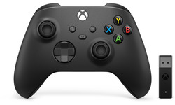 Microsoft Xbox Wireless Controller Carbon Black + Wireless Adapter for Windows