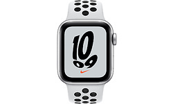 Apple Watch Nike SE 2021 40mm Silver Sport Band White