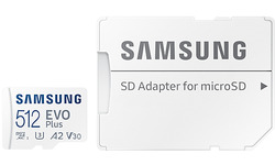 Samsung Evo Plus MicroSDXC UHS-I 512GB + Adapter