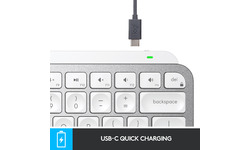 Logitech MX Keys Mini Wireless Light Grey (US)