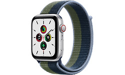 Apple Watch Nike SE 4G 44mm Silver Sport Band Abyss Blue/Moss Green