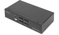 Digitus 4-poorts HDMI KVM-Switch Single-Display UHD 4K USB/audio-aansluitingen